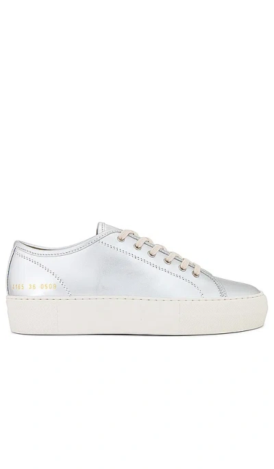 Common Projects Tournament Super Sneaker In 银色