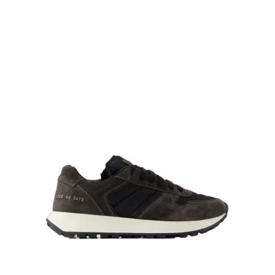 Common Projects Gray Track 76 Sneakers In 5472 Dark Grey
