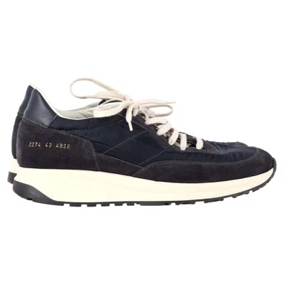 Common Projects Track Classic Sneakers In Navy Blue Polyester