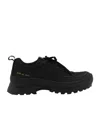 Common Projects Track Hiker Rubber-trimmed Suede Sneakers In Black