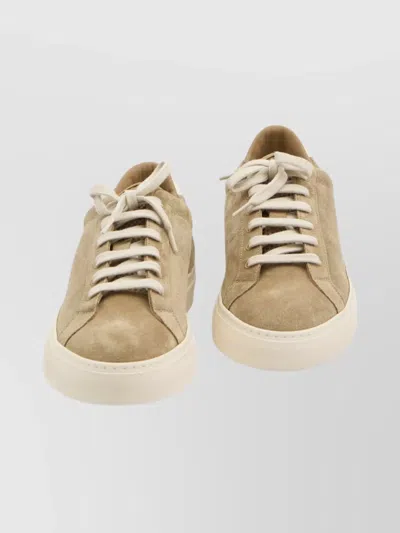 COMMON PROJECTS VINTAGE STYLE SUEDE LOW-TOP SNEAKERS