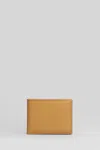 Common Projects Wallet In Camel Leather In Burgundy