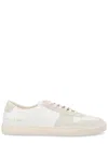 Common Projects Bball Suede And Leather Low-top Sneakers In White
