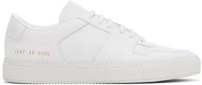 Common Projects White Decades Sneakers In 0506 White