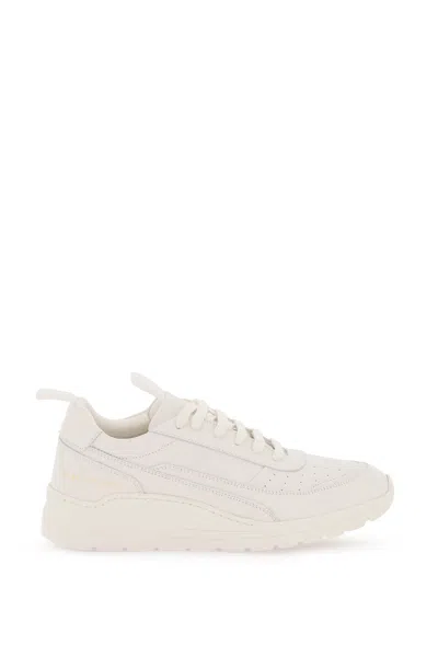 COMMON PROJECTS WHITE GRAINED LEATHER TRACK 90 SNEAKERS FOR WOMEN
