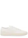 Common Projects Almond Toe Low-top Sneakers With Flat Rubber Sole In White
