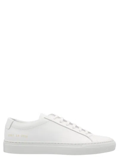 COMMON PROJECTS WHITE LACE UP SNEAKERS