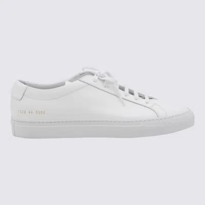COMMON PROJECTS COMMON PROJECTS WHITE LEATHER ACHILLE LOW SNEAKERS