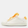 Common Projects White Leather Achilles Low Top Sneakers In White