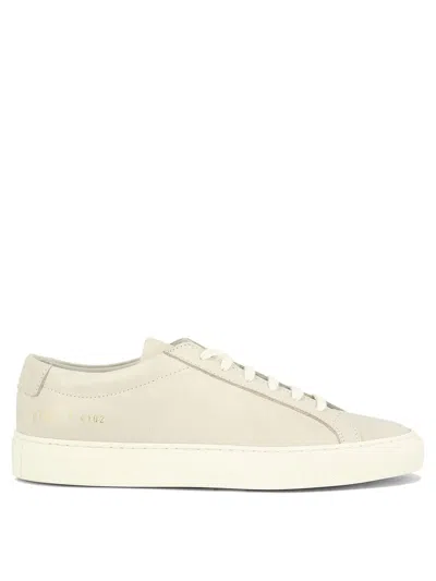 Common Projects White Leather High-top Sneakers For Women