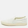 Common Projects White Leather Low Top Sneakers In White