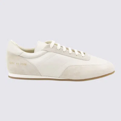 Common Projects White Leather Minimal Runner Sneakers