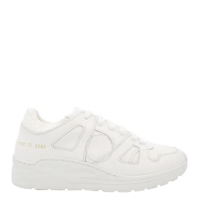 Common Projects White Leather Track Technical Low-top Sneakers