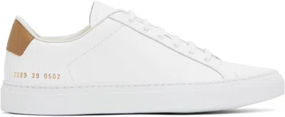 COMMON PROJECTS WHITE RETRO CLASSIC SNEAKERS