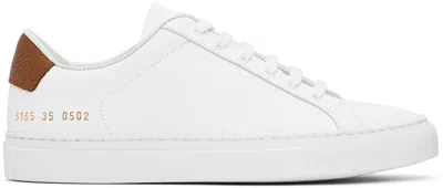 COMMON PROJECTS WHITE RETRO CLASSIC SNEAKERS