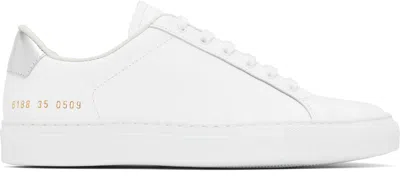 COMMON PROJECTS WHITE RETRO CLASSIC SNEAKERS