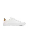 Common Projects White Retro Classic Sneakers In White