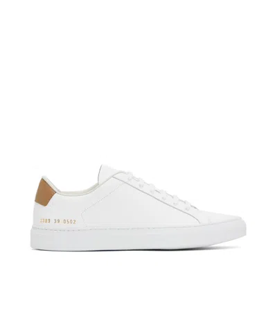 Common Projects White Retro Classic Sneakers