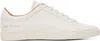 Common Projects White Retro Summer Premium Sneakers In 0506 White
