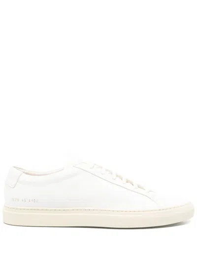 COMMON PROJECTS COMMON PROJECTS WHITE SNEAKERS WITH ALMOND TOE