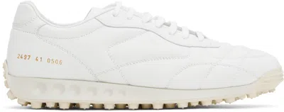 Common Projects White Soccer Sneakers In 0506 White