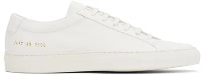 COMMON PROJECTS WHITE SUMMER ACHILLES SNEAKERS
