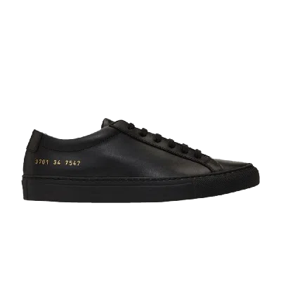 Pre-owned Common Projects Wmns Achilles Low 'black'
