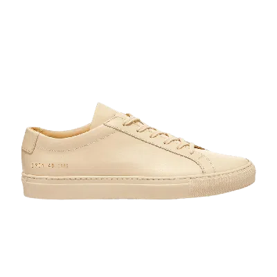 Pre-owned Common Projects Wmns Achilles Low 'nude' In Brown