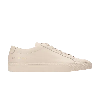 Pre-owned Common Projects Wmns Achilles Low 'nude' In Cream