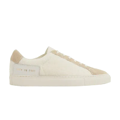 Pre-owned Common Projects Wmns Retro Wool 'white'