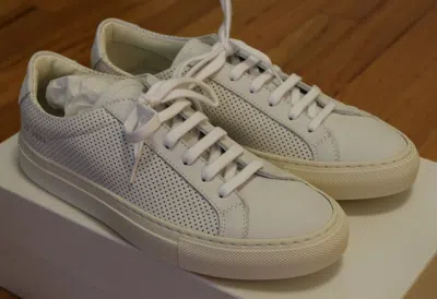 Pre-owned Common Projects Woman Achilles Low Summer White Size 35 / 5 Brand Sneakers