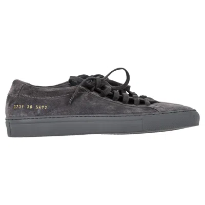 Common Projects Woman By  Achilles Sneakers In Grey Suede In Gray