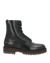 Common Projects Leather Boots In Black