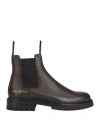 Common Projects Woman By  Woman Ankle Boots Dark Brown Size 6 Soft Leather In Brown