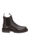 Common Projects Woman By  Woman Ankle Boots Dark Brown Size 7 Leather