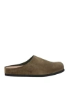 Common Projects Woman By  Woman Mules & Clogs Military Green Size 6 Leather