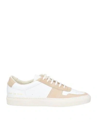 COMMON PROJECTS WOMAN BY COMMON PROJECTS WOMAN SNEAKERS BEIGE SIZE 8 LEATHER