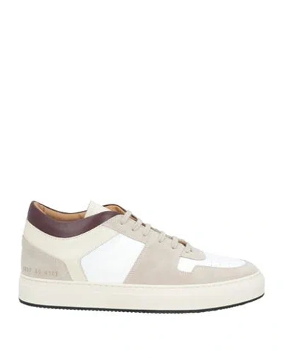 Common Projects Woman By  Woman Sneakers Beige Size 7 Leather