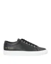 Common Projects Black Tournament Super Low Sneakers In Black