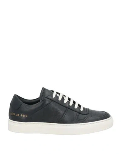 Common Projects Woman By  Woman Sneakers Black Size 6 Leather
