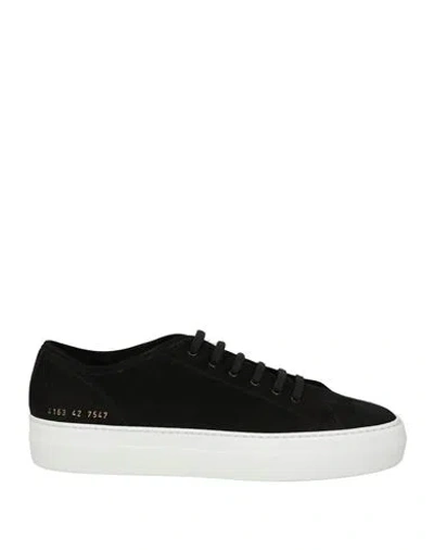 Common Projects Woman By  Woman Sneakers Black Size 6 Leather