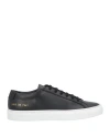 Common Projects Woman By  Woman Sneakers Black Size 5 Leather In Black