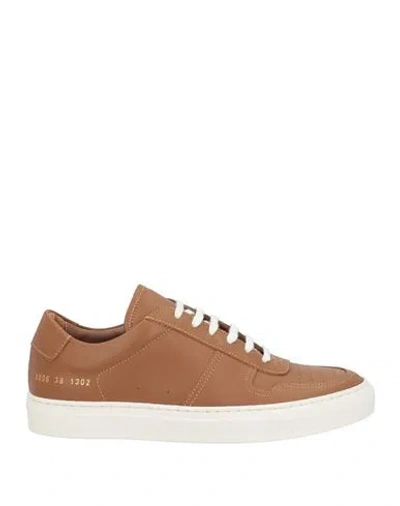 Common Projects Woman By  Woman Sneakers Brown Size 8 Leather