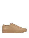 Common Projects Woman By  Woman Sneakers Camel Size 5 Leather In Beige