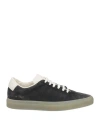 Common Projects Woman By  Woman Sneakers Charcoal Size 6 Leather In Grey
