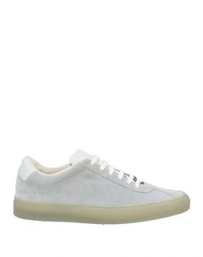 Common Projects Woman By  Woman Sneakers Grey Size 8 Leather