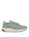 Common Projects Woman By  Woman Sneakers Pastel Blue Size 5 Leather, Textile Fibers In Blue