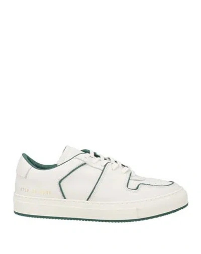Common Projects Woman By  Woman Sneakers White Size 10 Leather