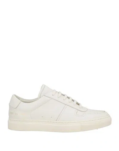Common Projects Woman By  Woman Sneakers White Size 6 Leather