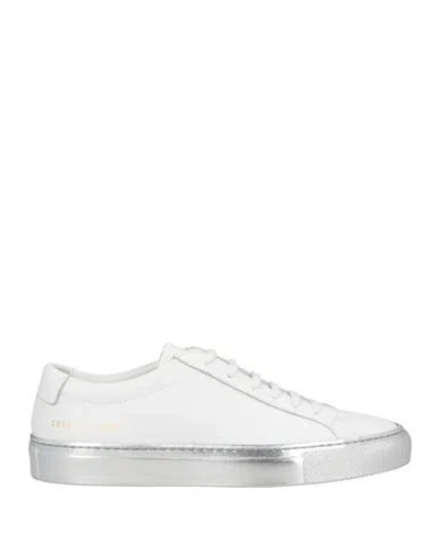 Common Projects Woman By  Woman Sneakers White Size 8 Leather